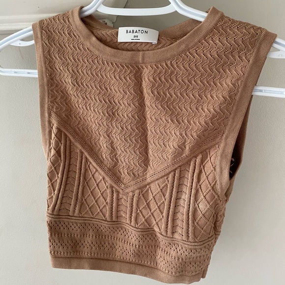 Babaton Pointelle Sweater Tank - Picture 2 of 5